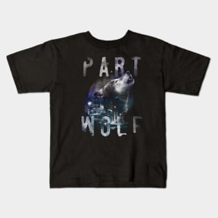 Part Wolf T Shirt Kids T-Shirt